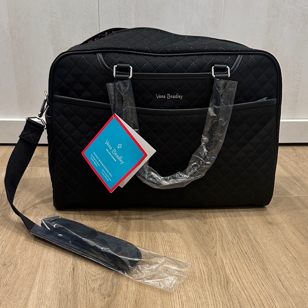 Vera Bradley Iconic Weekender Bag in Classic Black